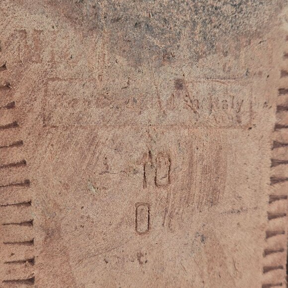 Vintage Pink Exotic Caiman Michele Loisi Italy Mens size 10D Dress Loafers Shoes - Picture 5 of 11